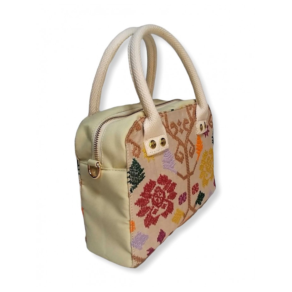 Maida Mini Bag Bali Songket in Beige variant 2 2