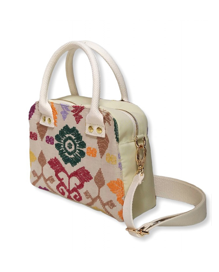 Maida Mini Bag Bali Songket in Beige variant 4