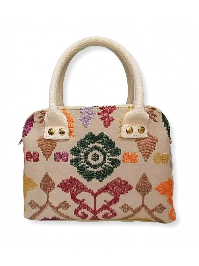 Maida Mini Bag Bali Songket in Beige variant 4 3