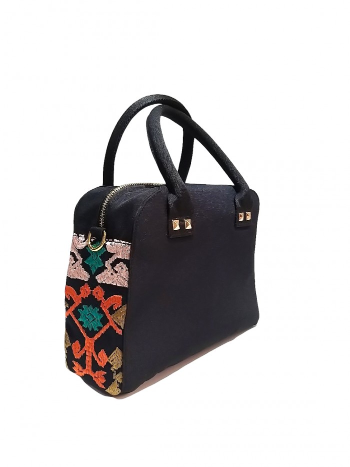 Maida Mini Bag Bali Songket in Black 2