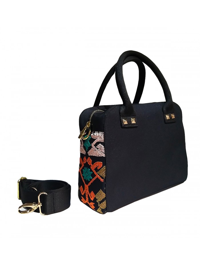 Maida Mini Bag Bali Songket in Black 3