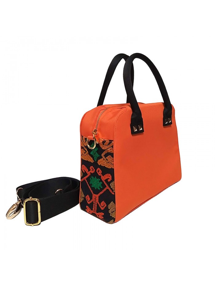 Maida Mini Bag Bali Songket in Orange variant 2 1