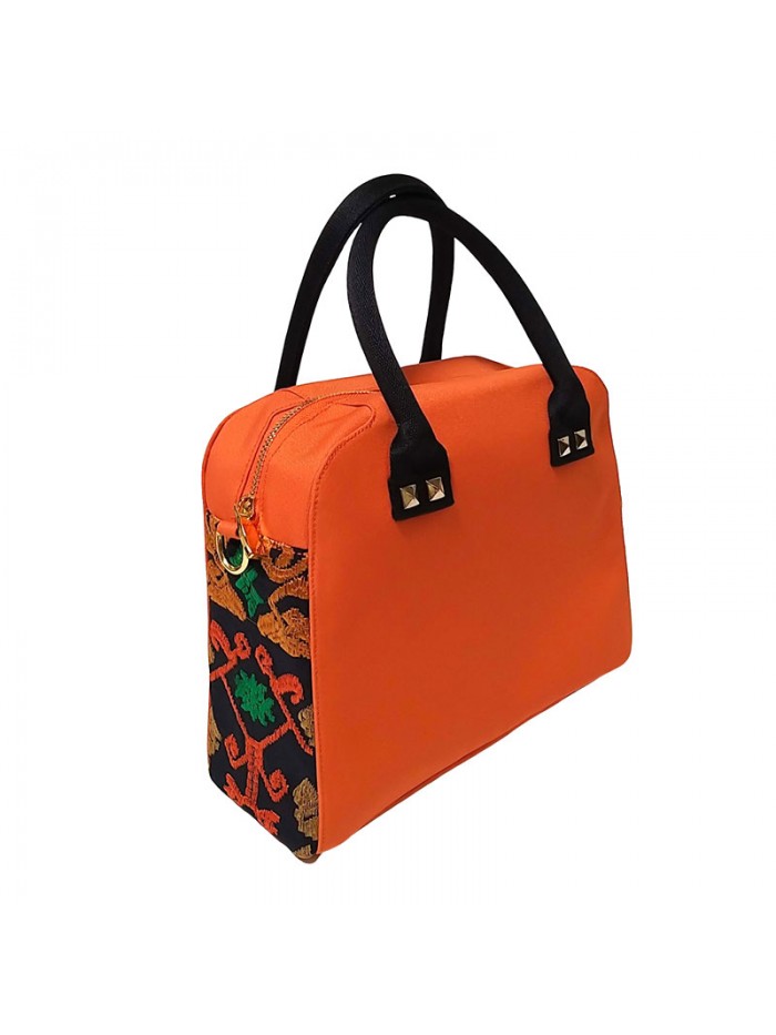 Maida Mini Bag Bali Songket in Orange variant 2 3