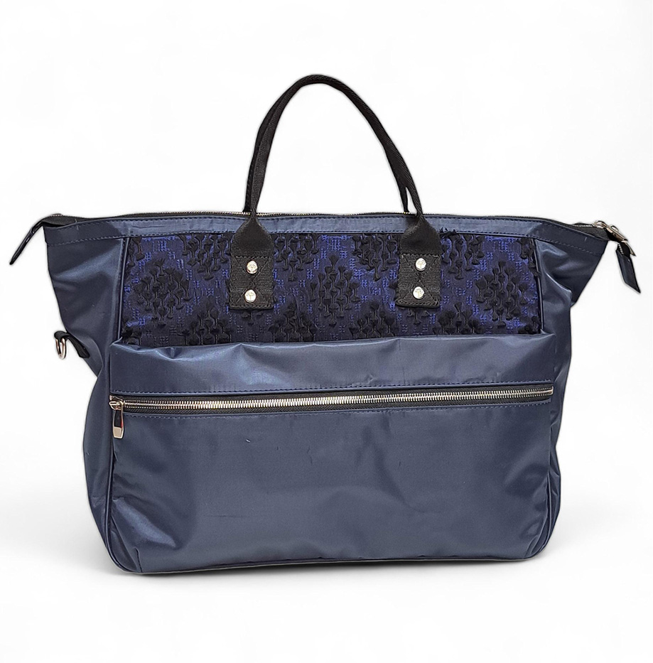 Nala Bag Tenun Ikat in Navy Blue 1