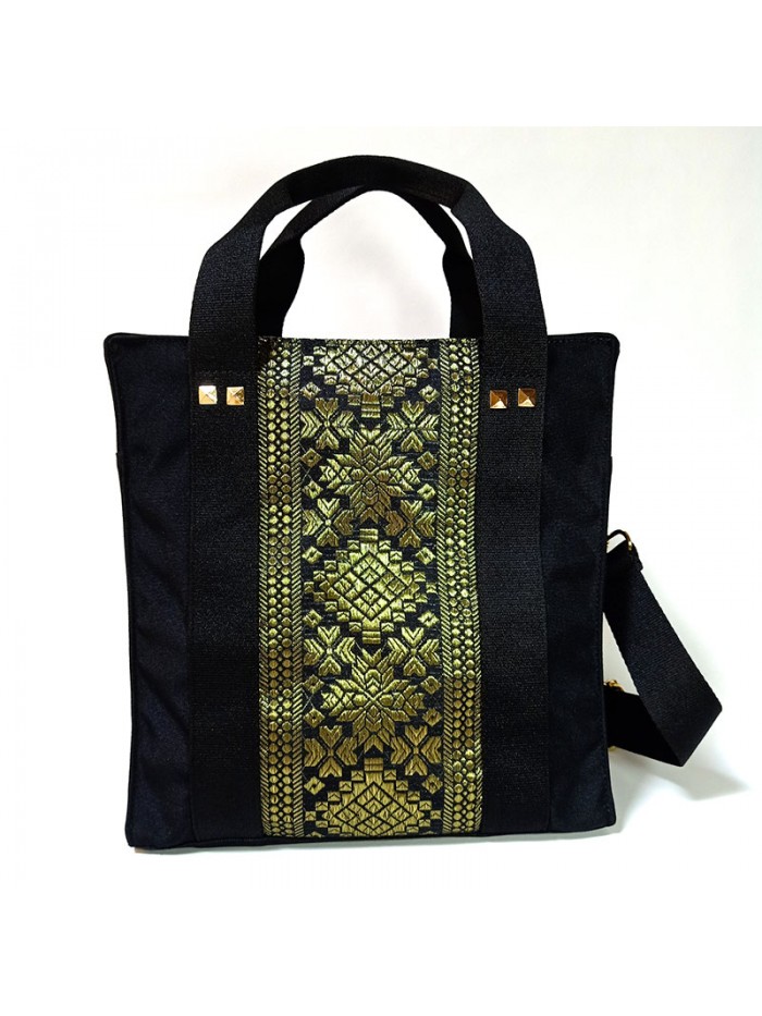 Naomi Bag Palembang Songket in Black 2