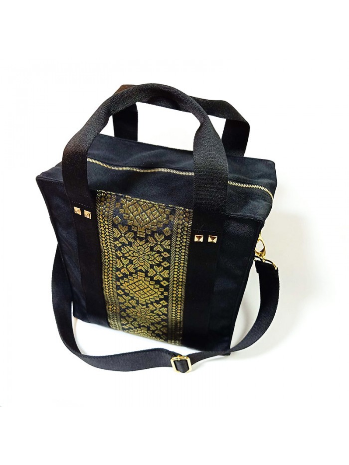 Naomi Bag Palembang Songket in Black 4