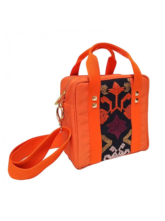 Naomi Mini Bag Bali Songket in Orange 1