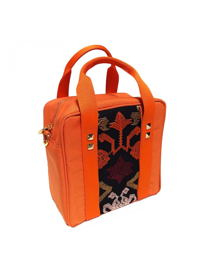 Naomi Mini Bag Bali Songket in Orange 3