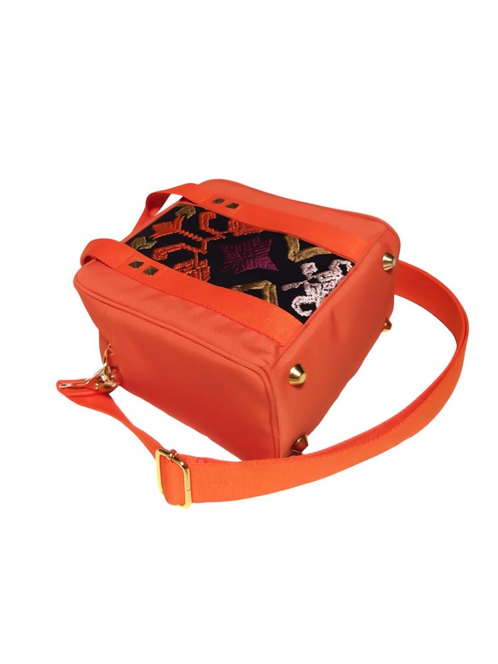 Naomi Mini Bag Bali Songket in Orange 4