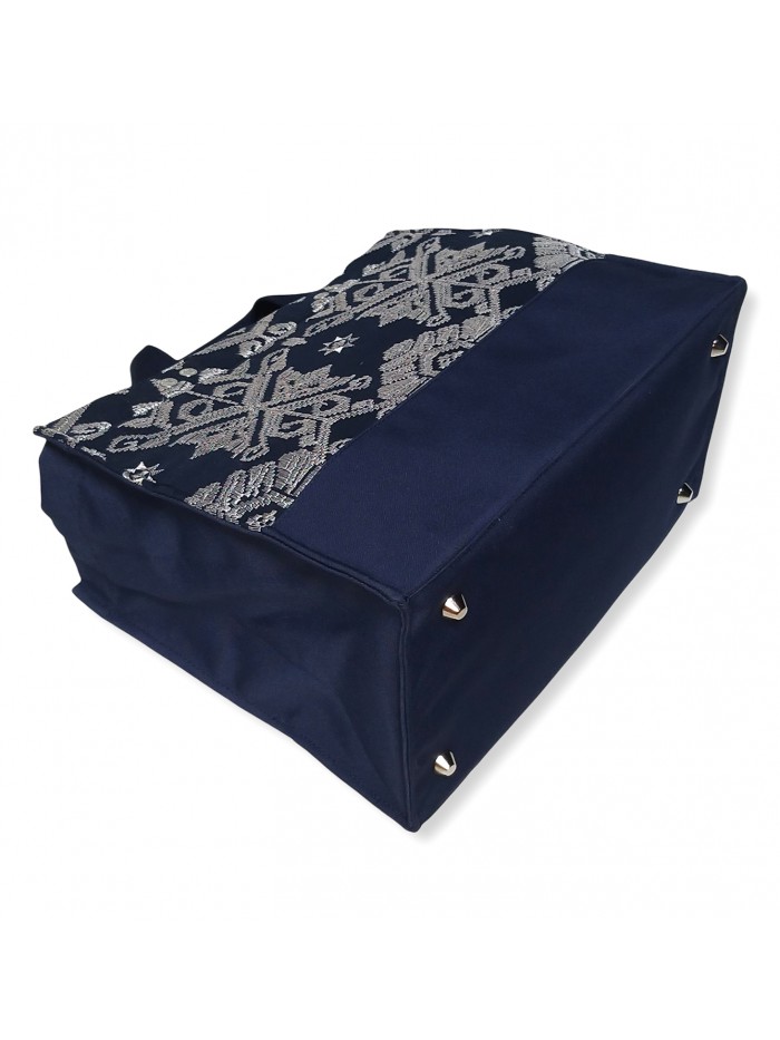 Salma Bag Bali Songket in Navy with Zipper variant 2 4