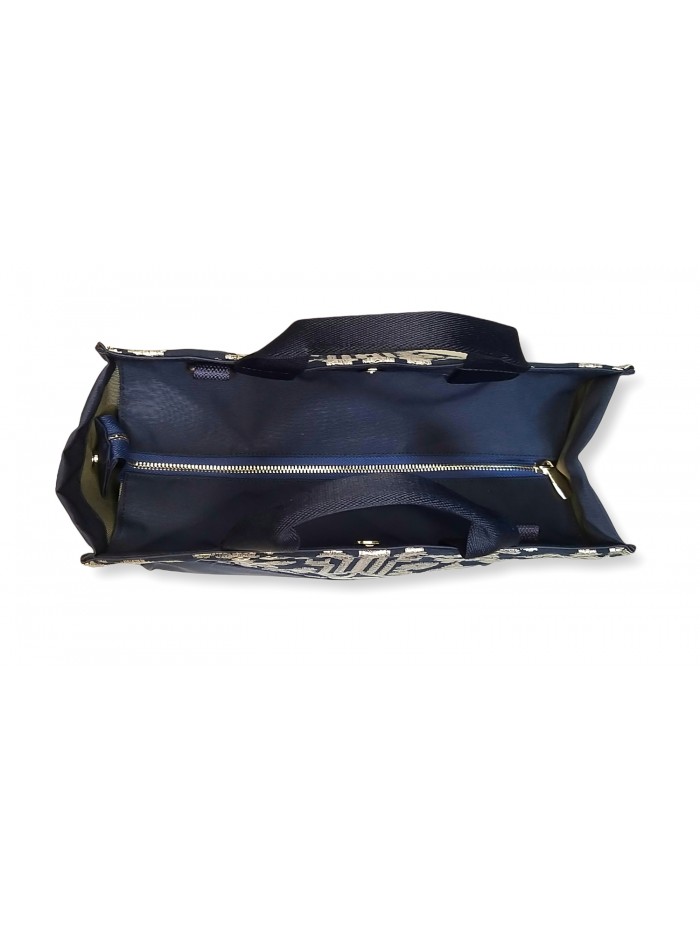 Salma Bag Bali Songket in Navy with Zipper variant 1 5