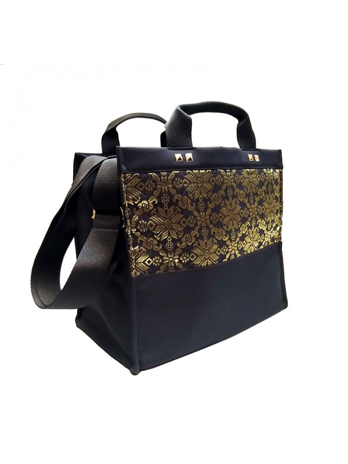 Salma Bag Palembang Songket in Black