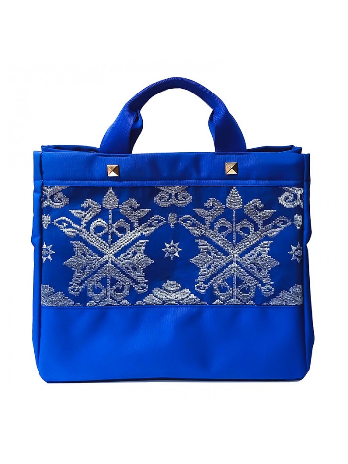 Salma Bag Bali Songket in Blue