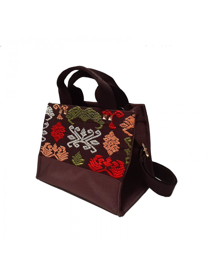 Salma Bag Bali Songket in Brown 3