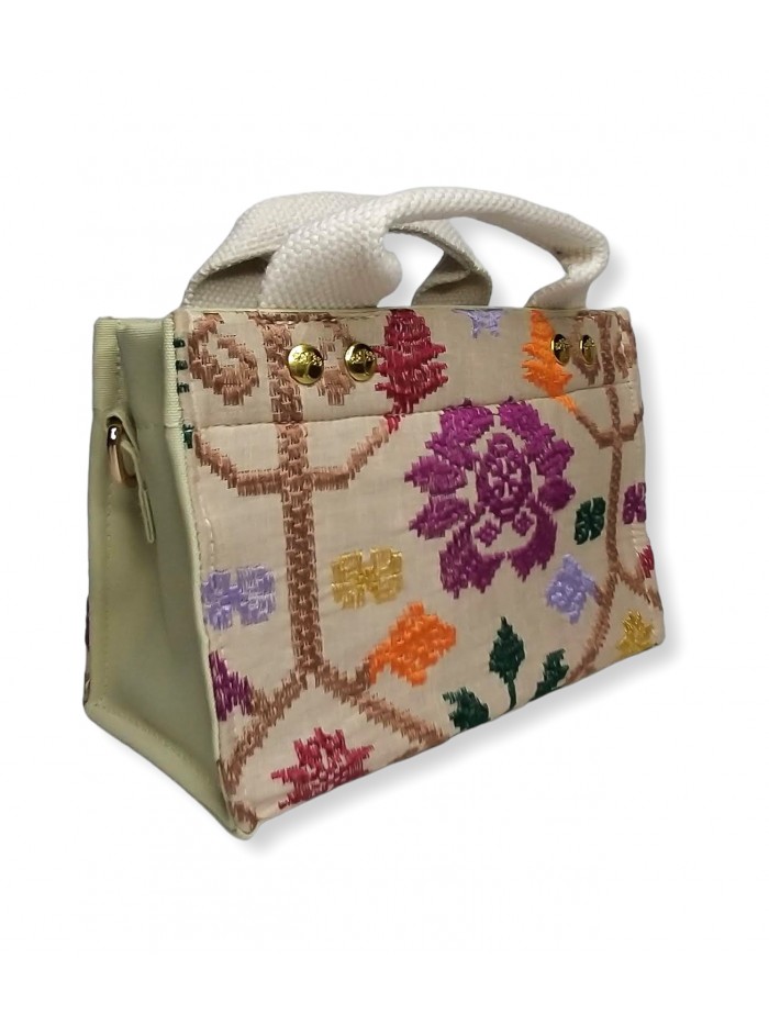 Salma Micro Bag Bali Songket in Beige variant 2 3