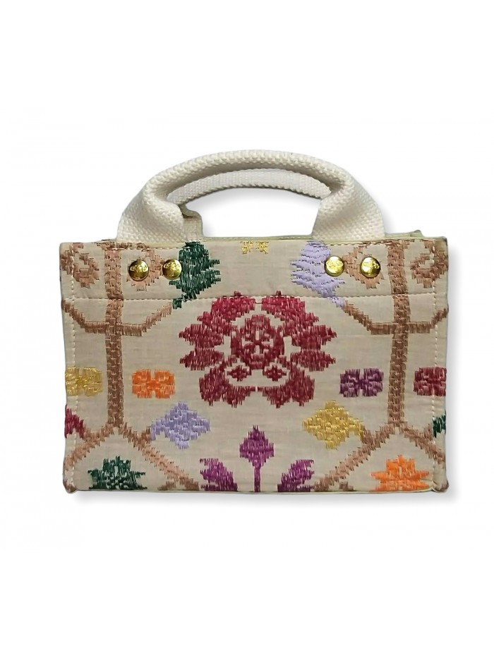 Salma Micro Bag Bali Songket in Beige variant 3 2