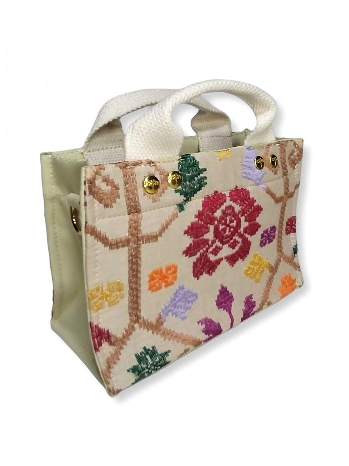 Salma Micro Bag Bali Songket in Beige variant 3 3