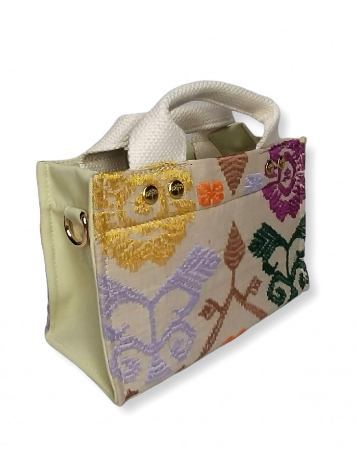 Salma Micro Bag Bali Songket in Beige variant 4 3