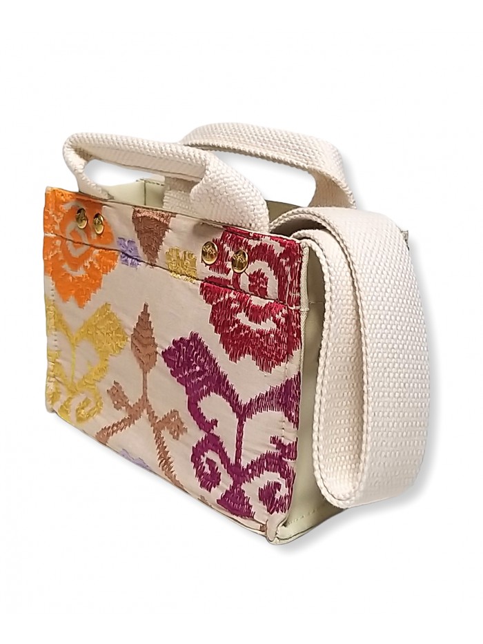 Salma Micro Bag Bali Songket in Beige variant 5