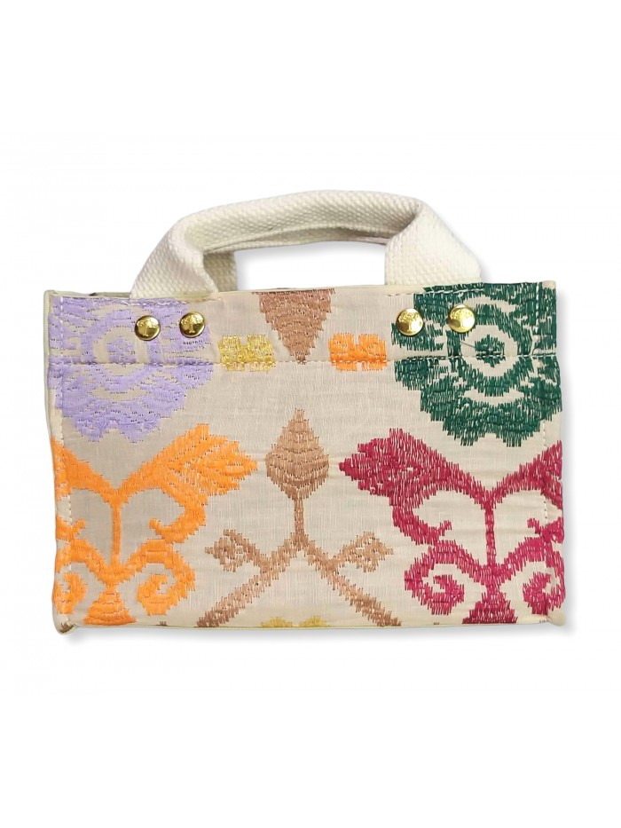 Salma Micro Bag Bali Songket in Beige variant 6 2