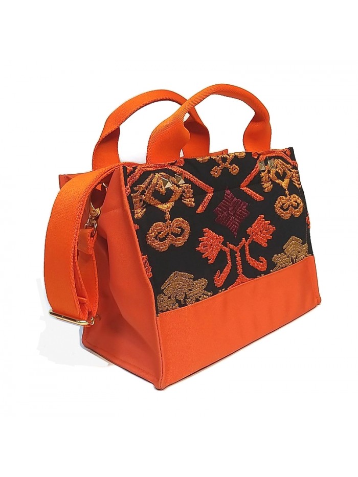 Salma Mini Bag Bali Songket in Orange variant 1