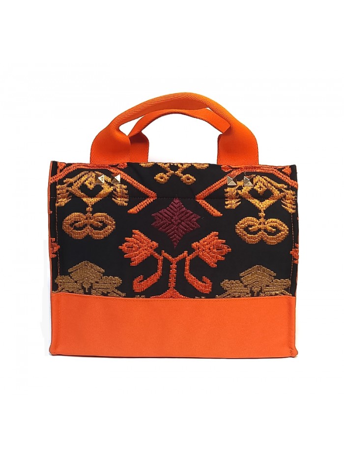 Salma Mini Bag Bali Songket in Orange variant 1 2