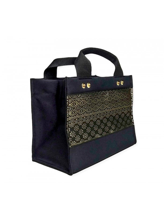 Salma Mini Bag Palembang Songket in Black variant 1 3