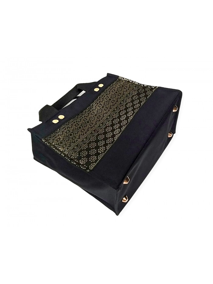 Salma Mini Bag Palembang Songket in Black variant 1 4