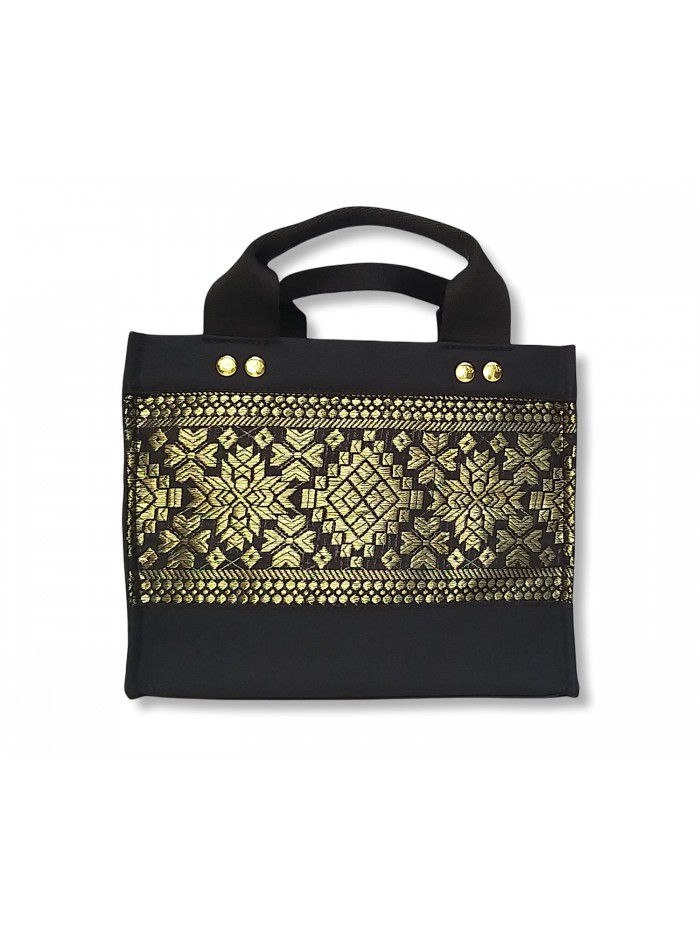 Salma Mini Bag Palembang Songket in Black variant 2 2