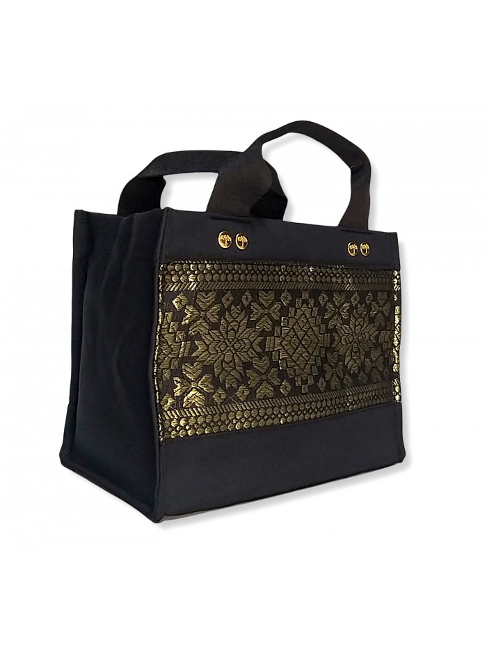 Salma Mini Bag Palembang Songket in Black variant 2 3