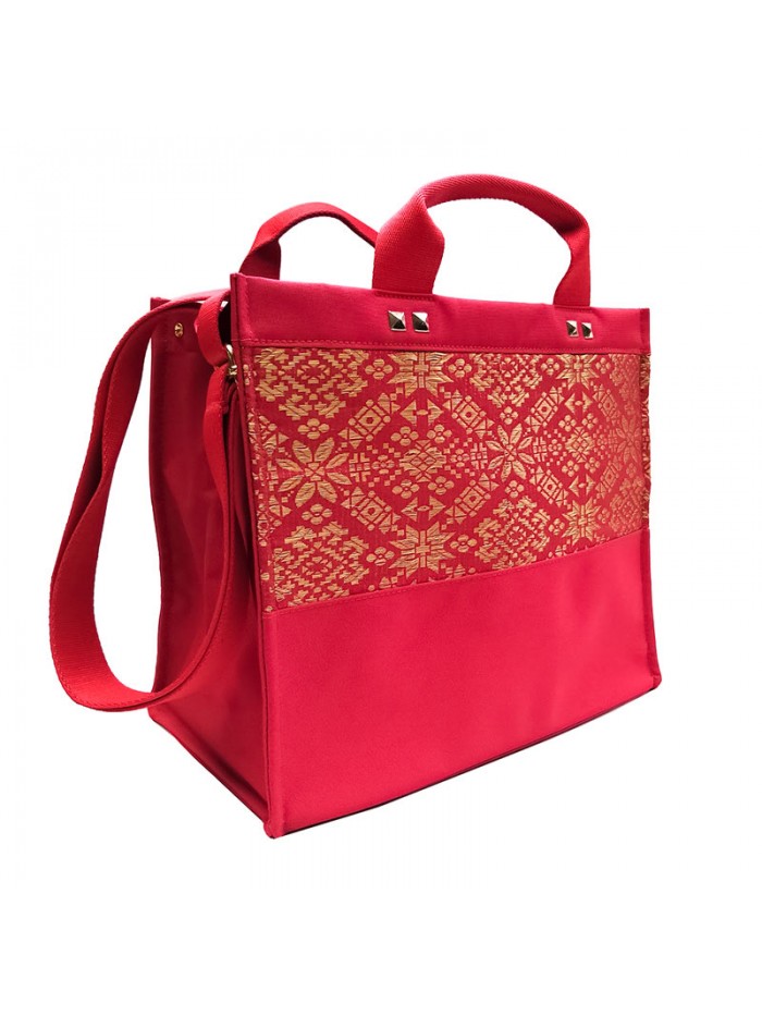 Salma Bag Palembang Songket in Red