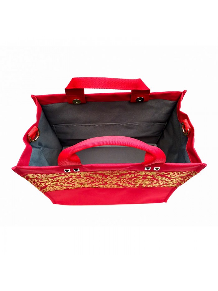 Salma Bag Palembang Songket in Red 4